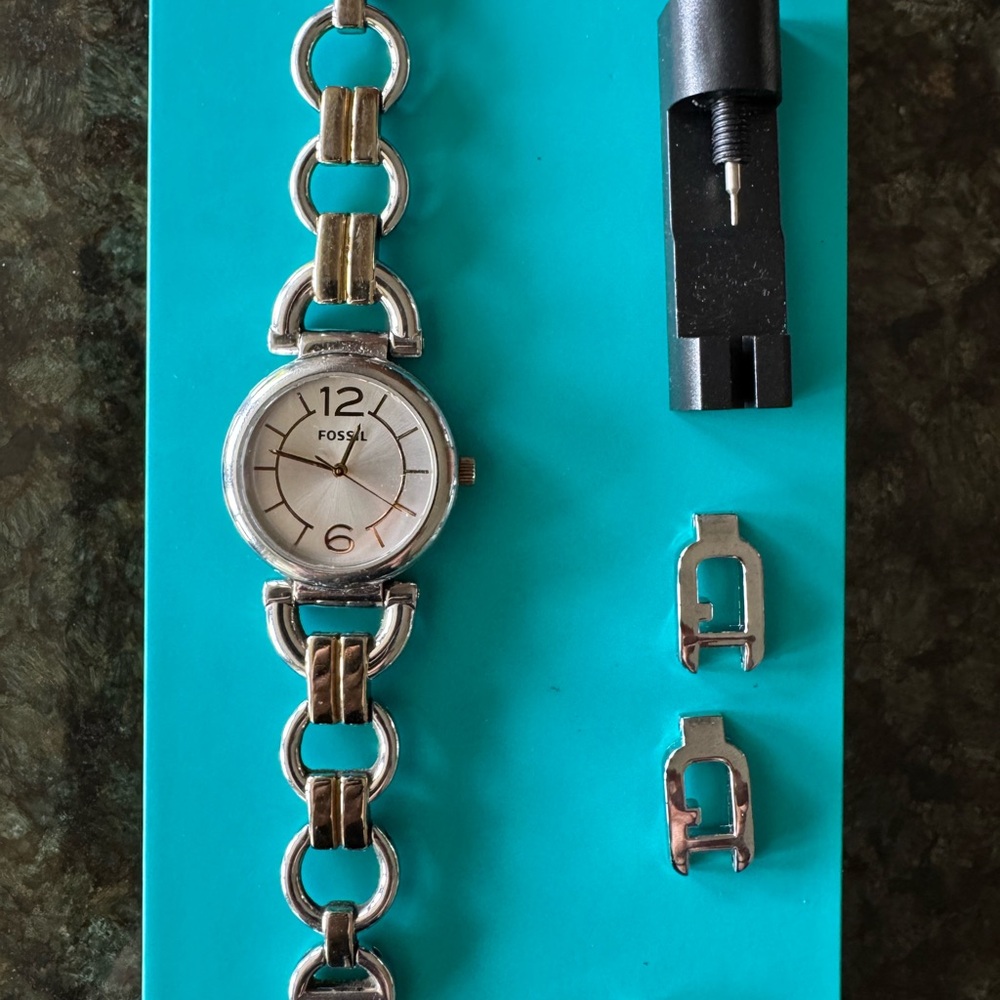 Fossil Silver and Gold Women’s Watch